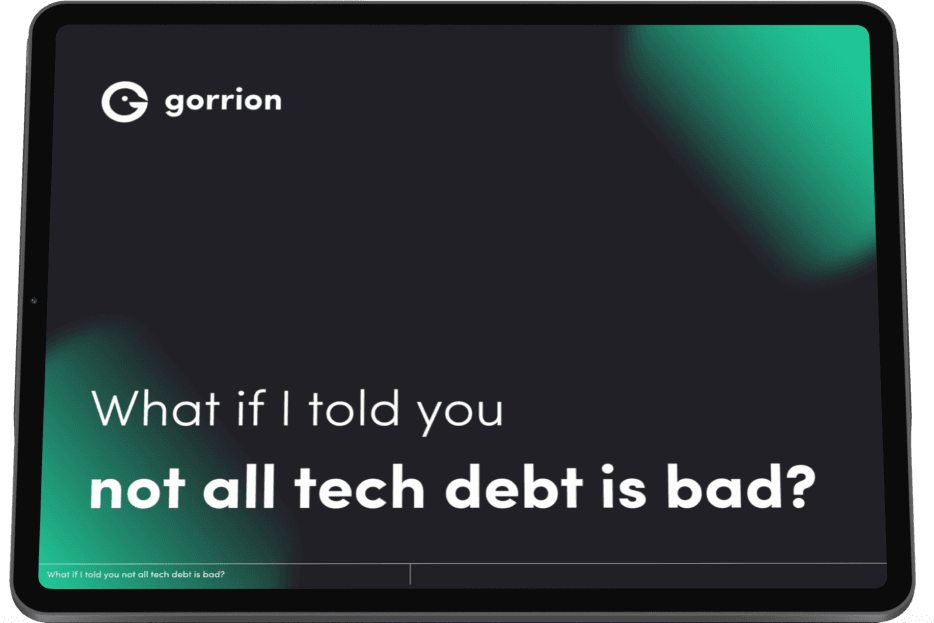 What if I told you not all tech debt is bad?